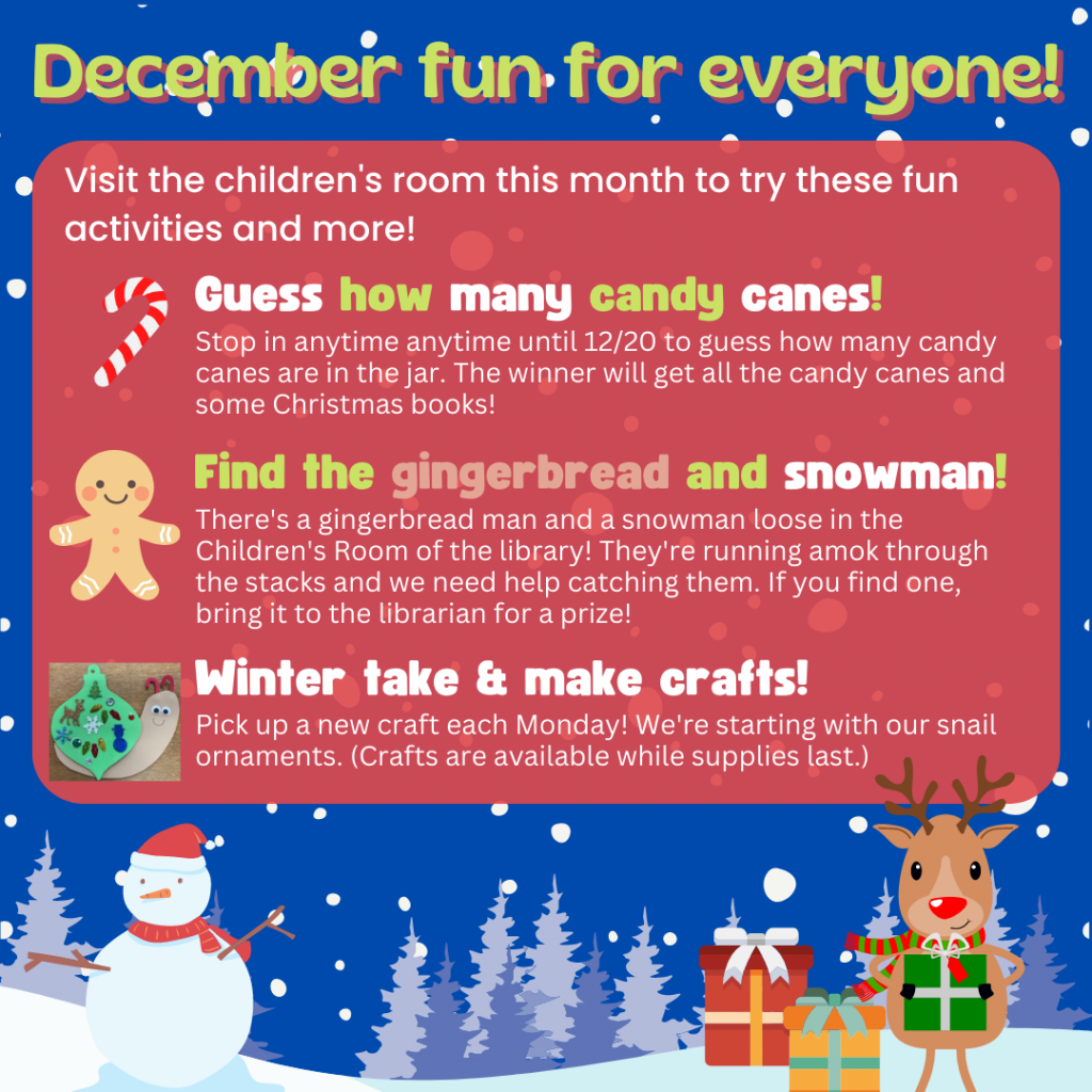 Decemberfunforeveryone F. Johnson Memorial Library