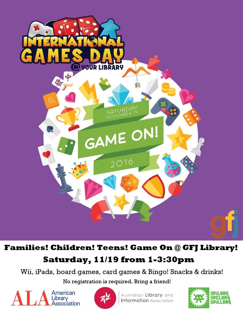 gamedayflyer F. Johnson Memorial Library